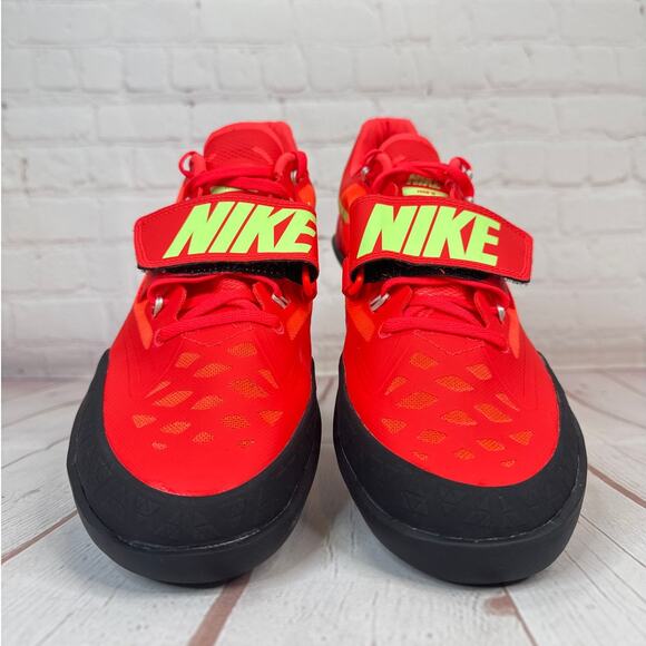 Nike Zoom SD 4 'Bright Crimson Lime Blast' Throwing Shoes Mens Sz 9 (HQ3487-600) - Picture 5 of 10